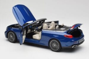 Mercedes CLE Cabriolet A236 Blue Norev 1:18 B66960653 Diecast - image 6 of 9