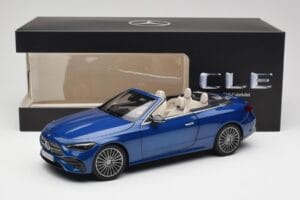 Mercedes CLE Cabriolet A236 Blue Norev 1:18 B66960653 Diecast - image 9 of 9