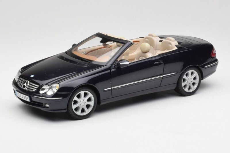 Mercedes CLK 500 W209 Cabriolet Dark Blue Metallic Kyosho 1:18 B66962174 Diecast