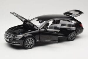 Mercedes CLS Shooting Brake X218 Obsidian Black Norev 1:18 B66960115 Diecast - image 2 of 8