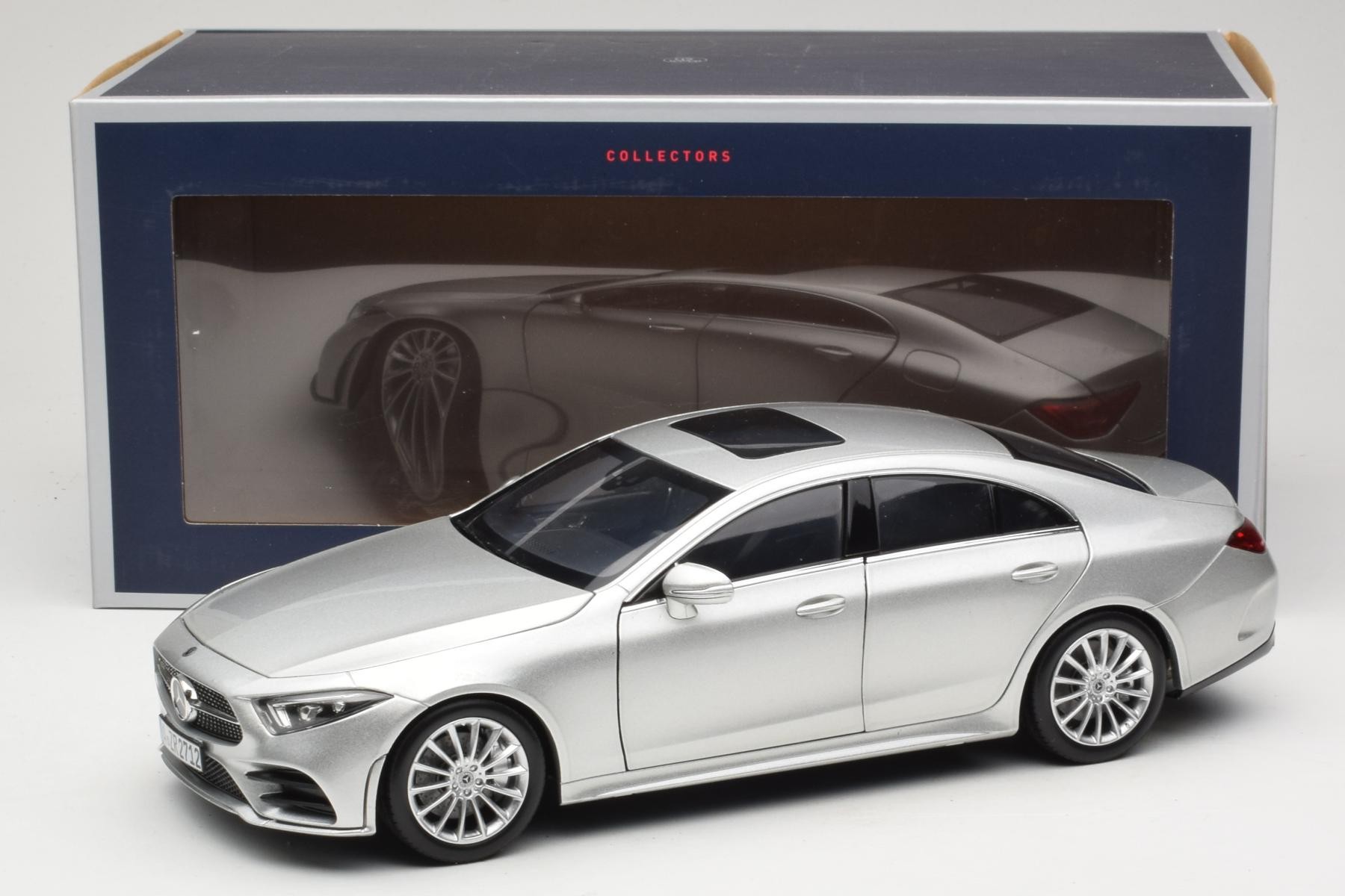 Norev Mercedes CLS C257 1:18 Diecast Silver