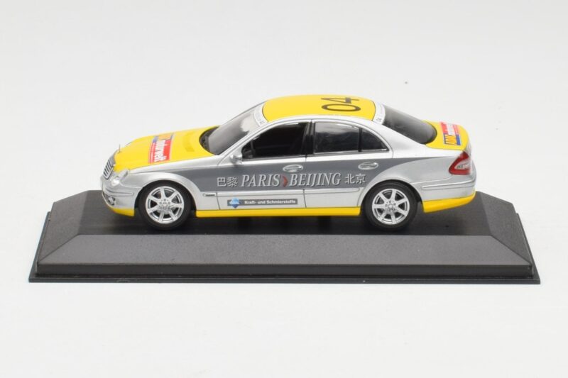 Mercedes E-Class W211 #4 Team ADAC Paris-Beijing 2006 Replacement Box Minichamps 1:43 B66962260-R Diecast