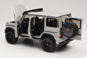 Mercedes G 63 AMG 4x4 Squared Arabian Grey Almost Real 1:18 820829 Diecast - image 5 of 8