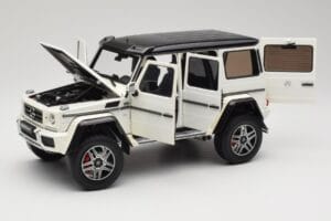 Mercedes G 63 AMG 4x4 Squared Polar White Almost Real 1:18 820203 Diecast - image 2 of 8