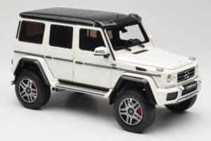 Mercedes G 63 AMG 4x4 Squared Polar White Almost Real 1:18 820203 Diecast - image 6 of 8