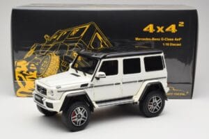 Mercedes G 63 AMG 4x4 Squared Polar White Almost Real 1:18 820203 Diecast - image 8 of 8