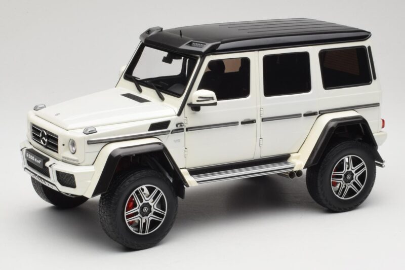 Mercedes G 63 AMG 4x4 Squared Polar White Almost Real 1:18 820203 Diecast