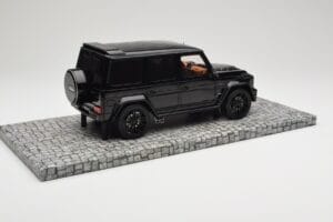 Mercedes Brabus 850 6.0 Widestar G63 W463 Obsidian Black Metallic Minichamps 1:18 107032400 Diecast - image 2 of 6