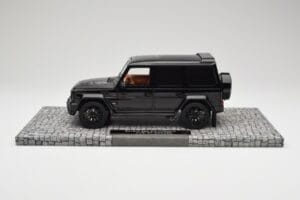 Mercedes Brabus 850 6.0 Widestar G63 W463 Obsidian Black Metallic Minichamps 1:18 107032400 Diecast - image 3 of 6