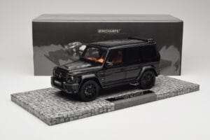 Mercedes Brabus 850 6.0 Widestar G63 W463 Obsidian Black Metallic Minichamps 1:18 107032400 Diecast - image 6 of 6