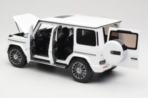 Mercedes G-Class G 500 W463A Diamond White Metallic Minichamps 1:18 113037111 Diecast - image 5 of 8