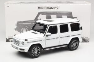 Mercedes G-Class G 500 W463A Diamond White Metallic Minichamps 1:18 113037111 Diecast - image 8 of 8