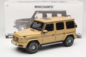 Mercedes G-Class G 500 W463A Solarbeam Yellow Metallic Minichamps 1:18 113037108 Diecast - image 8 of 8