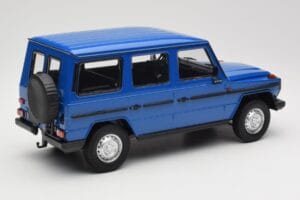Mercedes G-Class W460 LWB Dark Blue Minichamps 1:18 155038100 Diecast - image 2 of 6