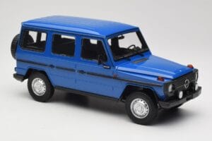 Mercedes G-Class W460 LWB Dark Blue Minichamps 1:18 155038100 Diecast - image 4 of 6