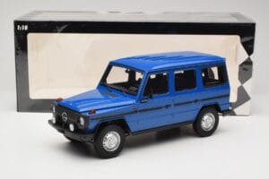 Mercedes G-Class W460 LWB Dark Blue Minichamps 1:18 155038100 Diecast - image 6 of 6