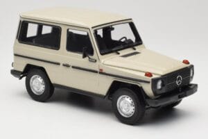 Mercedes G-Class W460 SWB Grey Metallic Minichamps 1:18 155038004 Diecast - image 4 of 6