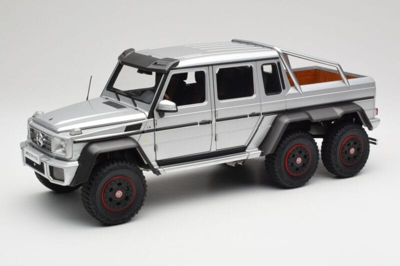 Mercedes AMG G63 W463 6x6 Iridium Silver AUTOart 1:18 76301 Composite