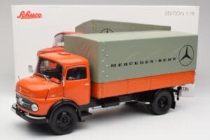 Mercedes L911 Orange Schuco 1:18 450044700 Diecast - image 8 of 8