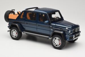 Mercedes Maybach G650 Landaulet Dark Blue GT Spirit 1:18 GT174 Resin - image 4 of 6