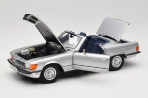 Mercedes R107 380 SL Silver Norev 1:18 183725 Diecast - image 2 of 8