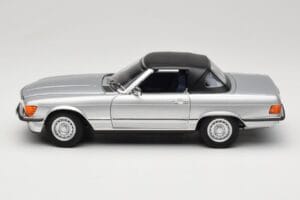 Mercedes R107 380 SL Silver Norev 1:18 183725 Diecast - image 4 of 8