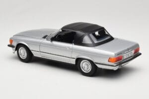 Mercedes R107 380 SL Silver Norev 1:18 183725 Diecast - image 7 of 8