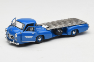 Mercedes Renntransporter Blue Wonder CMC 1:43 M-036K Diecast - image 2 of 8