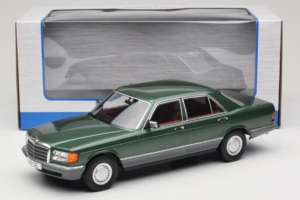 Mercedes S-Class W126 Metallic Green MCG 1:18 MCG18549 Diecast - image 6 of 6