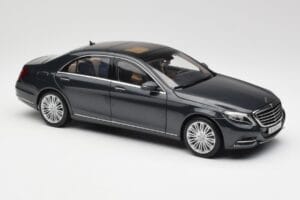 Mercedes S-Class W222 Blue Anthracite Metallic Norev 1:18 B66960157 Diecast - image 6 of 8