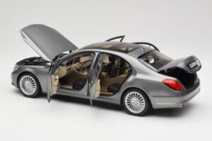 Mercedes S-Class W222 Grey Metallic Norev 1:18 183481 Diecast - image 5 of 8