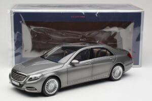 Mercedes S-Class W222 Grey Metallic Norev 1:18 183481 Diecast - image 8 of 8