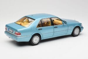 Mercedes S500 W140 Turquoise Metallic Norev 1:18 183561 Diecast - image 3 of 8