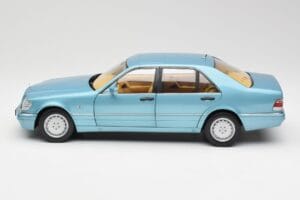 Mercedes S500 W140 Turquoise Metallic Norev 1:18 183561 Diecast - image 4 of 8