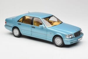 Mercedes S500 W140 Turquoise Metallic Norev 1:18 183561 Diecast - image 6 of 8