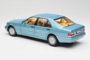 Mercedes S500 W140 Turquoise Metallic Norev 1:18 183561 Diecast - image 7 of 8