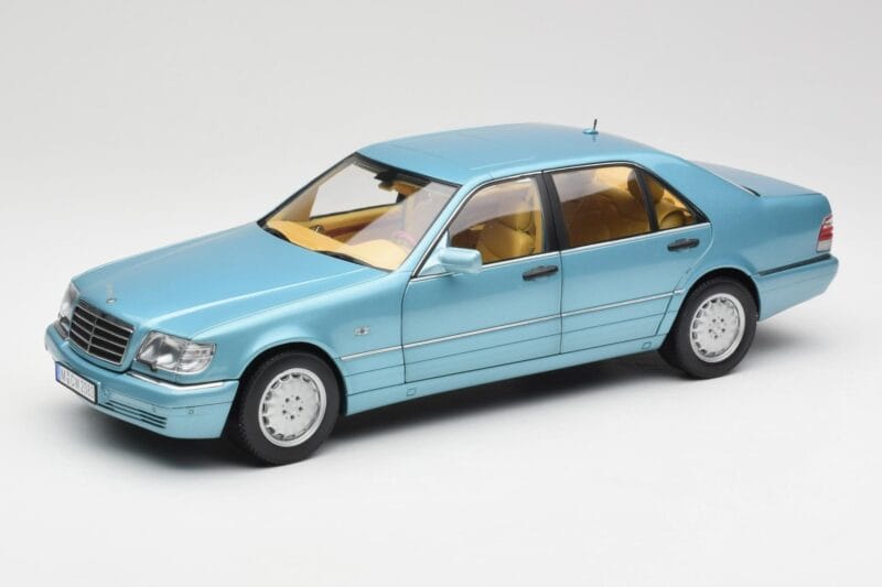 Mercedes S500 W140 Turquoise Metallic Norev 1:18 183561 Diecast