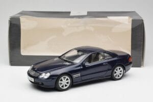 Mercedes SL 500 R230 Blue Maisto 1:18 B66962126 Diecast - image 8 of 8