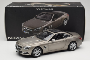 Mercedes SL500 R231 Dark Grey Matt Norev 1:18 183590 Diecast - image 9 of 9