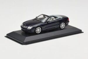 Mercedes SL500 R129 Dark Blue Metallic Minichamps 1:43 SL001 Diecast - image 2 of 4