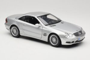 Mercedes SL55 AMG R230 Silver Maisto 1:18 36894 Diecast - image 6 of 8