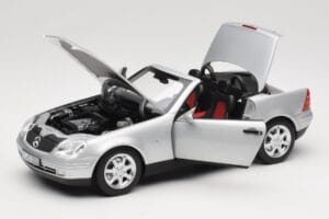 Mercedes SLK R170 Brilliant Silver Norev 1:18 183020 Diecast - image 2 of 9