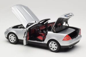 Mercedes SLK R170 Brilliant Silver Norev 1:18 183020 Diecast - image 6 of 9