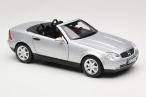 Mercedes SLK R170 Brilliant Silver Norev 1:18 183020 Diecast - image 7 of 9