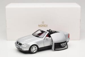 Mercedes SLK R170 Brilliant Silver Norev 1:18 183020 Diecast - image 9 of 9