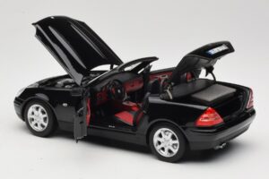 Mercedes SLK200 R170 Black Norev 1:18 B66040714 Diecast - image 6 of 9