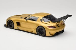 Mercedes AMG SLS C197 GT3 Street Gold Minichamps 1:18 151113106 Diecast - image 5 of 6