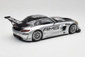 Mercedes AMG SLS C197 GT3 Team AMG China #96 M. Hakkinen / C. Cheng Zhuhai 6th 2011 Minichamps 1:18 151113196 Diecast - image 2 of 6