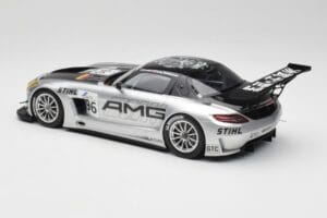 Mercedes AMG SLS C197 GT3 Team AMG China #96 M. Hakkinen / C. Cheng Zhuhai 6th 2011 Minichamps 1:18 151113196 Diecast - image 5 of 6