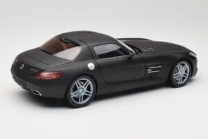 Mercedes SLS AMG C197 Matte Black Minichamps 1:18 100039027 Diecast - image 3 of 8